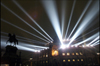 Lichtgala des Künstlers Gerd Hof an der Semperoper Dresden