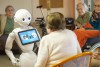 Projekt Demografischer Wandel; Der humanoide Roboter "Pepper" kommt im Seniorenwohnhaus "Am Belmsdorfer Berg" in Bischofswerda in Gruppentherapien zum Einsatz